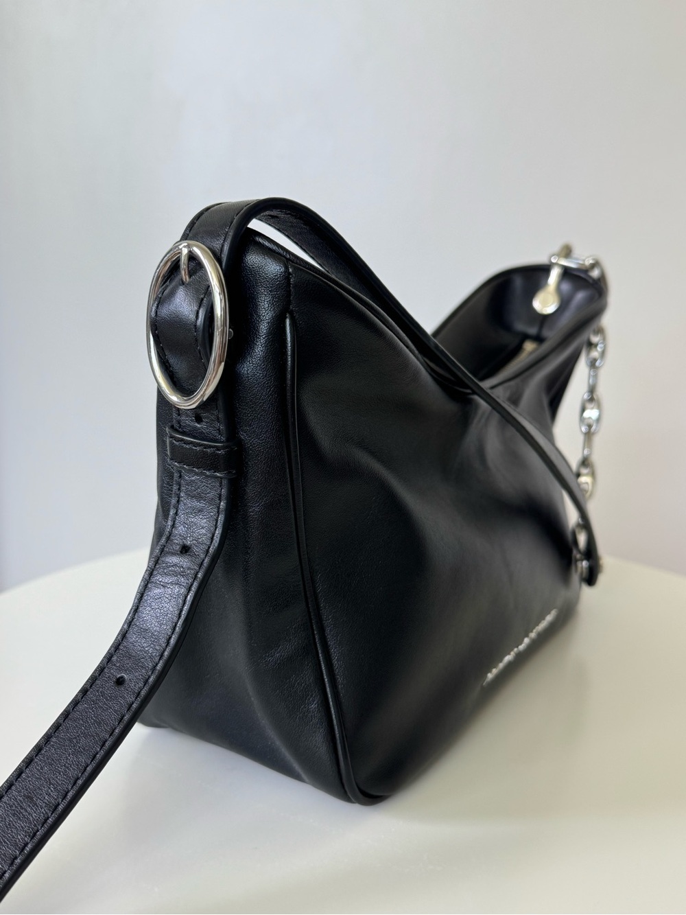 Marc Jacobs Tempo Small Black Leather Hobo Bag - Picture 3 of 8
